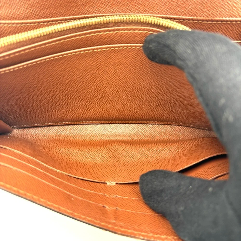 Louis‎ Vuitton Brown Monogram Leather Wallet